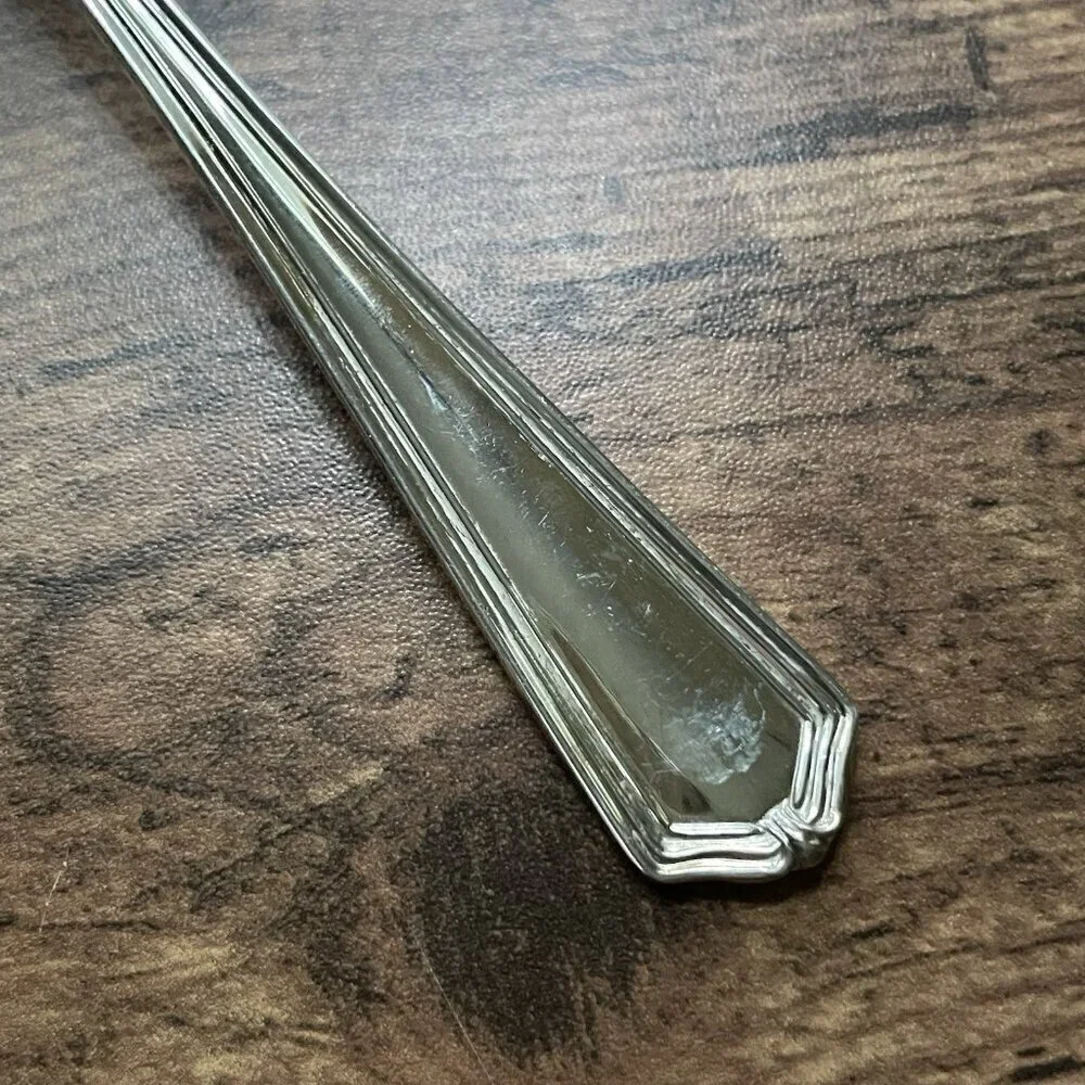 1847 Rogers Bros RG84 Silverplate h EP Brass Tablespoon Set of 2 Vintage